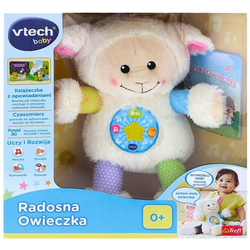 ZABAWKA INTERAKTYWNA PLUSZAK MASKOTKA RADOSNA OWIECZKA DŹWIĘK PL VTECH