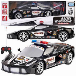 AUTO ZDALNIE STEROWANE WYŚCIGOWE NA PILOTA POLICJA