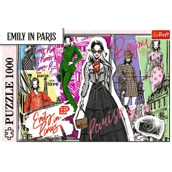 PUZZLE 1000 EL. EMILY W PARYŻU: MODOWE INSPIRACJE UKŁADANKA TREFL 10967