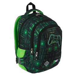 PLECAK SZKOLNY MŁODZIEŻOWY ST.RIGHT MAJEWSKI BP-26 DLA GRACZA NEON PAD GAME
