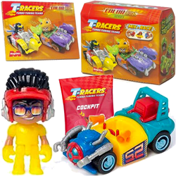 T-RACERS COLOR RUSH S5 AUTKO DO ZŁOŻENIA Z FIGURKĄ