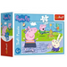PUZZLE 54 ELEMENTY MINI ŚWINKA PEPPA UKŁADANKA DLA DZIECI 19627 TREFL