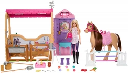 BARBIE LALKA STAJNIA MALIBU STADINA MARZEŃ KOŃ WIELKI POŚCIG NETLFIX MATTEL