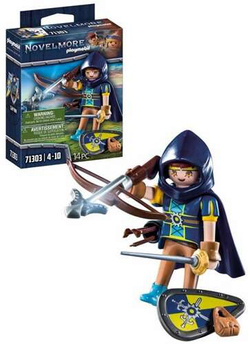 PLAYMOBIL NOVELMORE GWYNN W UZBROJENIU RYCERZ FIGURKA Z KUSZĄ