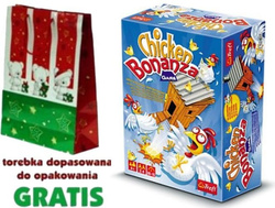 GRA ZRĘCZNOŚCIOWA CHICKEN BONANZA TREFL + TOREBKA