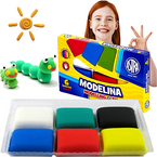 MODELINA SZKOLNA PLASTYCZNA 6 INTENSYWNYCH KOLORÓW TERMOUTWARDZALNA ASTRA