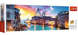 PUZZLE 1000 ELEMENTÓW PANORAMA CANAL GRANDE UKŁADANKA 29037 - TREFL
