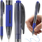 DŁUGOPIS AUTOMATYCZNY KULKOWY OLEJOWY UNOMAX FAB 0.7mm NIEBIESKI