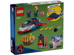 LEGO MARVEL SUPER HEROES KAPITAN AMERYKA KONTRA THANOS STATEK BOJOWY 76319