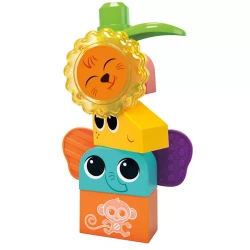 MEGA BLOKS KLOCKI SENSORYCZNE AKTYWIZUJĄCE ZWIERZĄTKA Z DŹUNGLI FISHERPRICE