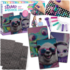 MAKE IT REAL ZESTAW KREATYWNY DO KROPKOWANIA PO NUMERACH KRÓLIK ŻABA PANDA