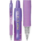 DŁUGOPIS AUTOMATYCZNY ERGONOMICZNY ŻELOWY FIOLETOWY G2 BUBBLE PILOT