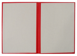 OKŁADKA NA DYPLOM TECZKA DOKUMENTY PRL CZERWONA 310x220mm