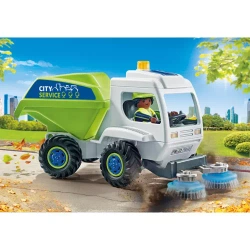 PLAYMOBIL CITY ACTION ZAMIATARKA CIĘŻARÓWKA POJAZD FIGURKA 30 EL. 71432