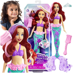 DISNEY PRINCESS LALKA MAŁA SYRENKA ARIELKA ZMIENIAJĄCA KOLOR MATTEL