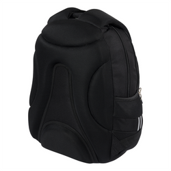 PLECAK SZKOLNY ST.RIGHT MAJEWSKI BP-06 CZARNY ŁAŃCUSZEK X WHITE + NAKLEJKI