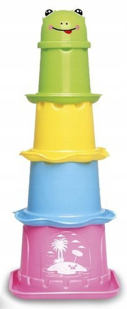PIRAMIDKA DLA MALUCHÓW DO KĄPIELI WIEŻA FOREMKI