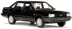 VW SANTANA CZARNY METALOWY SAMOCHÓD MODEL KOLEKCJONERSKI WELLY