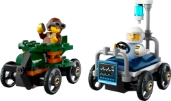 LEGO CITY ZESTAW WYŚCIGÓWEK SAMOLOT KONTRA ŁÓŻKO SZPITALNE 70 EL. 60459