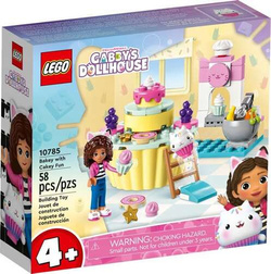 LEGO KOCI DOMEK GABI PIECZENIE TORTU Z ŁAKOTKIEM KUCHNIA 58 ELEMENTÓW 10785