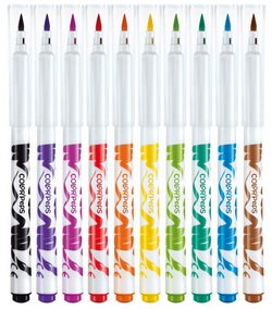 MAZAKI PISAKI FLAMASTRY PĘDZELKOWE COLORPEPS BRUSH MAPED 10 KOLORÓW