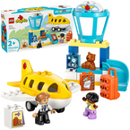 LEGO DUPLO PIERWSZY RAZ NA LOTNISKU SAMOLOT PILOT MIŚ DUŻE KLOCKI 10443
