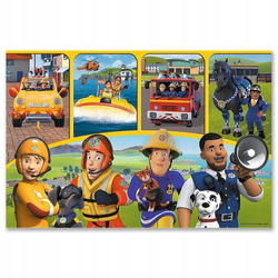 PUZZLE MAXI 24 STRAŻAK SAM I PRZYJACIELE DUŻE ELEMENTY UKŁADANKA TREFL14356