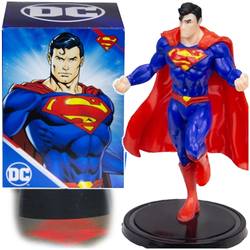 SUPERMAN FIGURKA KOLEKCJONERSKA SUPERBOHATER PODŚWIETLANA PODSTAWKA LED DC