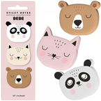 ZAKŁADKI INDEKSUJĄCE SAMOPRZYLEPNE BEBE GIRL 75 sztuk INTERDRUK ZWIERZĄTKA