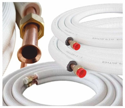 RURA MIEDZIANA KIELICHOWANA OTULINIA PREMIUM DO KLIMATYZACJI 1/4 i 5/8 1 mb