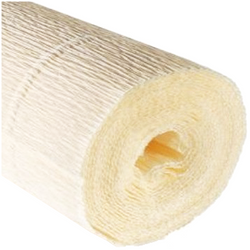 KREPINA WŁOSKA 603 BIBUŁA MARSZCZONA 50x250cm 180g ECRU