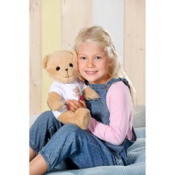 BABY BORN MIŚ PLUSZOWY NIEDŹWIADEK MASKOTKA PRZYTULANKA Z NAJLEJKAMI ALBUM