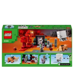 LEGO MINECRAFT ZASADZKA W PORTALU DO NETHERU KLOCKI FIGURKI 352 EL. 21255