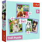 PUZZLE 3W1 UROCZE PIESKI ZWIERZĄTKA UKŁADANKA 34854 TREFL