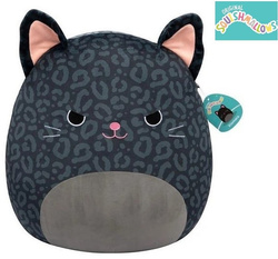 SQUISHMALLOWS PLUSZAK MASKOTKA MIĘKKA CZARNY KOT PANTERA XIOMARA 40 cm