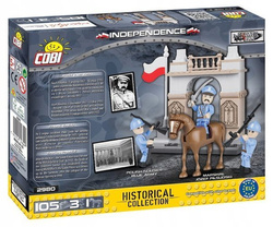 KLOCKI COBI NIEPODLEGŁOŚĆ JÓZEF PIŁSUDSKI 2980
