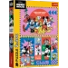 PUZZLE MYSZKA MIKI 2x200 EL. CZAS Z PRZYJACIÓŁMI UKŁADANKA TREFL 13319