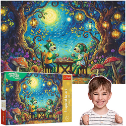 PUZZLE 100 EL. TREFLIKI SPOTKANIE W KAWIARNI INSPIRED BY ART TREFL 16561