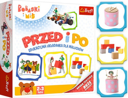 GRA UKŁADANKA EDUKACYJNA DLA DZIECI PRZED I PO BOBASKI I MIŚ - 02062 TREFL