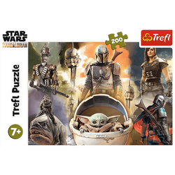 PUZZLE 200 ELEMENTÓW STAR WARS GOTOWI DO WALKI GWIEZDNE WOJNY TREFL 13276