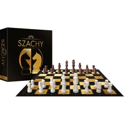 SZACHY DREWNIANE GRA PLANSZOWA KLASYCZNA STRATEGICZNA LOGICZNA 02892 TREFL