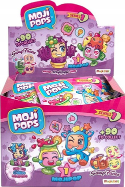 MOJI POPS SASZETKA FIGURKA NIESPODZIANKA MAGIC BOX SERIA 1 ZMIENNA TWARZ