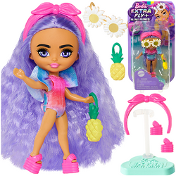 BARBIE LALKA MODOWA STYLOWA EXTRA FLY MIINIS STRÓJ PLAŻOWY AKCESORIA MATTEL