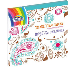 KSIĄŻKA DO KOLOROWANIA INDYJSKA HARMONIA WZORY