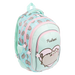 PLECAK SZKOLNY PUSHEEN PIÓRNIK SASZETKA 2w1 BPL58 ST.MAJEWSKI MIĘTOWY KOTEK