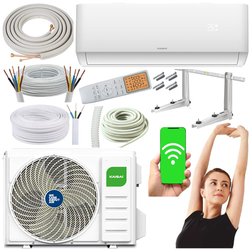 KLIMATYZATOR ŚCIENNY KAISAI PRO HEAT + 3,5kW GRZANIE ZESTAW DO MONTAŻU 3MB