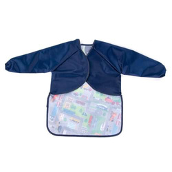 FARTUSZEK OCHRONNY Z RĘKAWAMI AUTA MIASTO NA PLASTYKĘ DO MALOWANIA - KIDEA