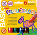 FARBY SZKOLNE W SZTYFCIE 6 KOLORÓW - PLAYCOLOR