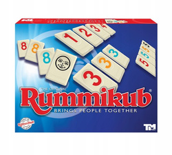 GRA PLANSZOWA RUMMIKUB LOGICZNA LICZBOWA RODZINNA TOWARZYSKA STRATEGICZNA