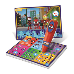 QUIZ INTERAKTYWNY SPIDEY SPIDERMAN MÓWIĄCE PIÓRO EDUKACYJNY CLEMENTONI